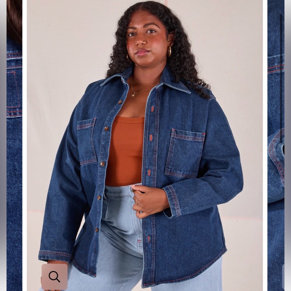 Dark Blue Denim Big Bud Press Overshirt